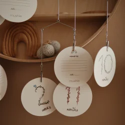 Mileplskort, forevig din babys udvikling - Mushie