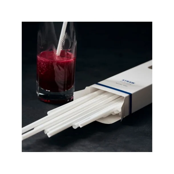 Straw, Save, White - 50 sugerr