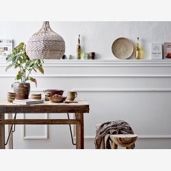 Calla Urtepotte m/Underskl, Brun, Stentj