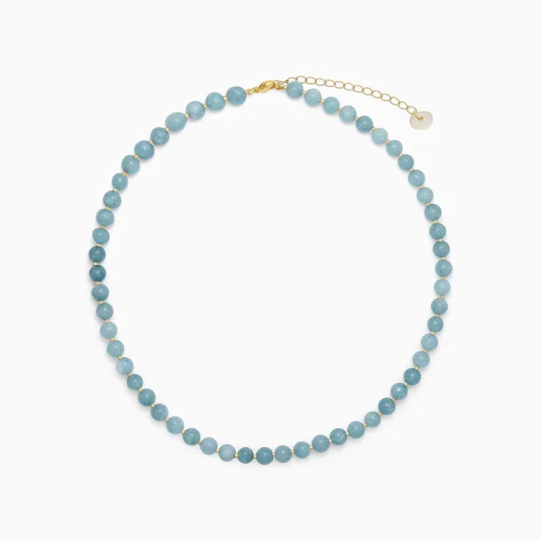 Aquamarin | Krystal halskæde