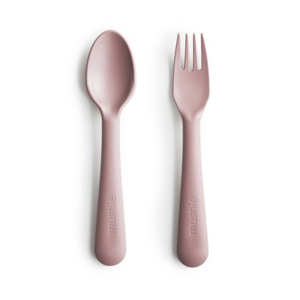 Mushie Fork &amp; Spoon - Blush