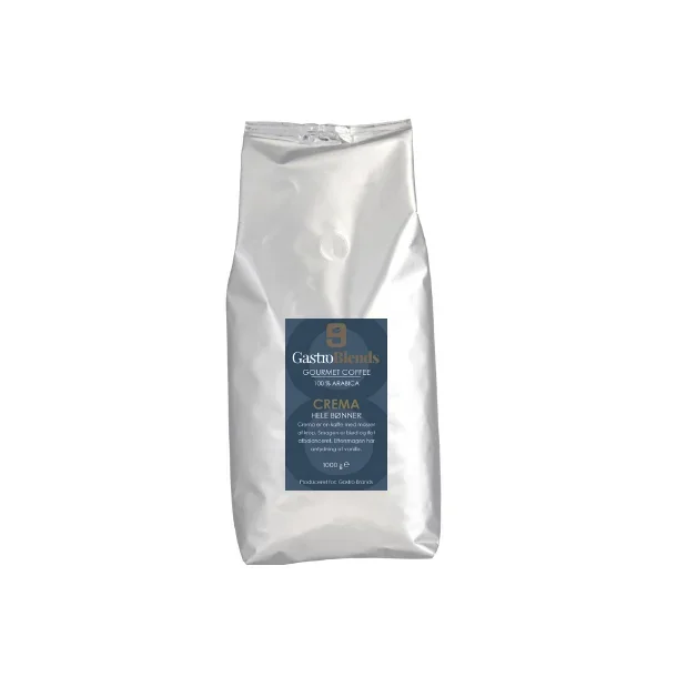 Gourmet Kaffe - Crema - Hele Bnner 1 kg