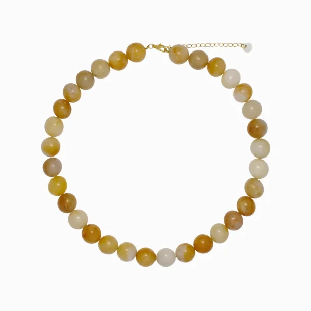 Orange Jade | Krystal halskde - Happiness