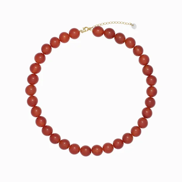 Red Jade | Krystal halskde - PASSION