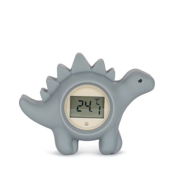 Silicone dino, thermometer