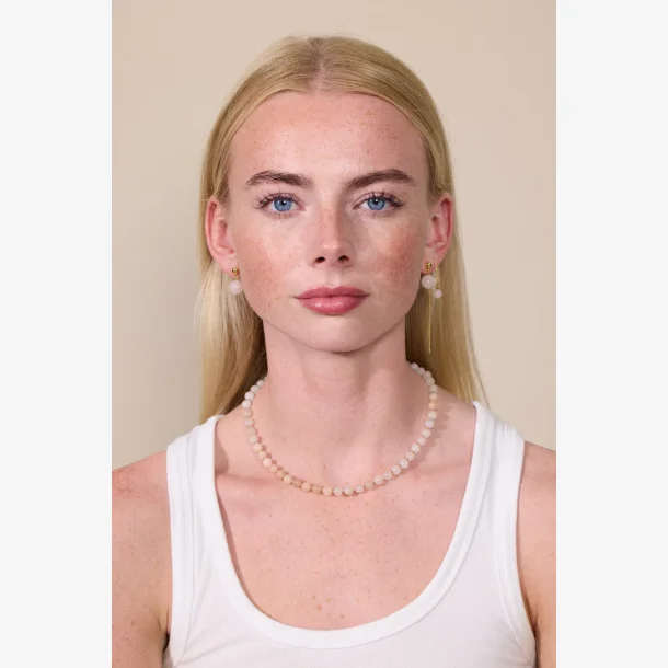 Rose Jade | Krystal halskde