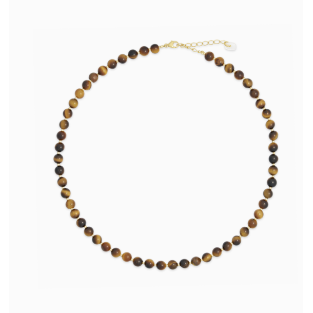 Tiger Eye | Krystal halskde