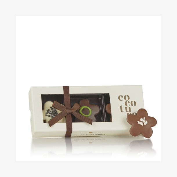 marcipanblomster i hvid Cocoture �ske � 60g