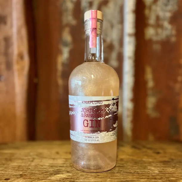 Jordbr | Rabarber Gin M/Slvglimmer | 37,5% Gin